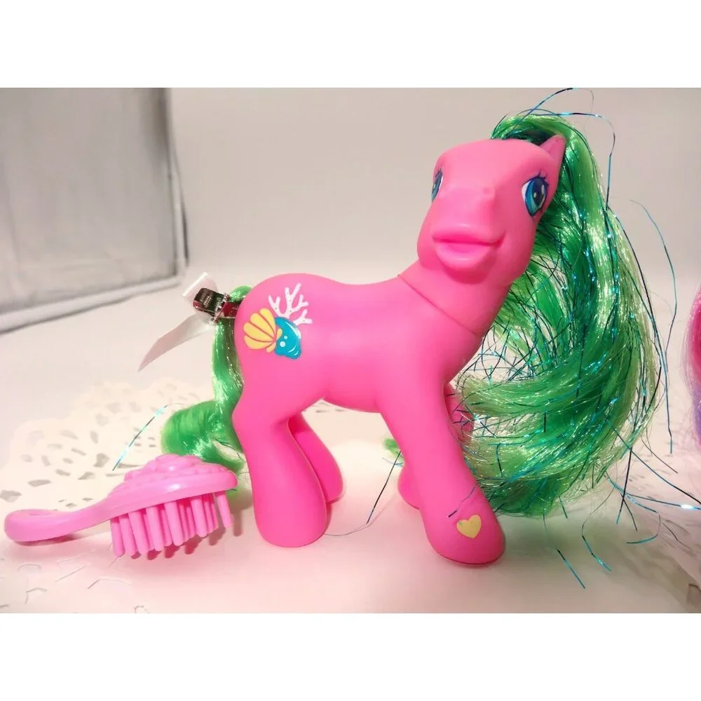 My Little Pony Butterfly Island Shimmer Pony Shell-Belle MLP and Flitter Flutter